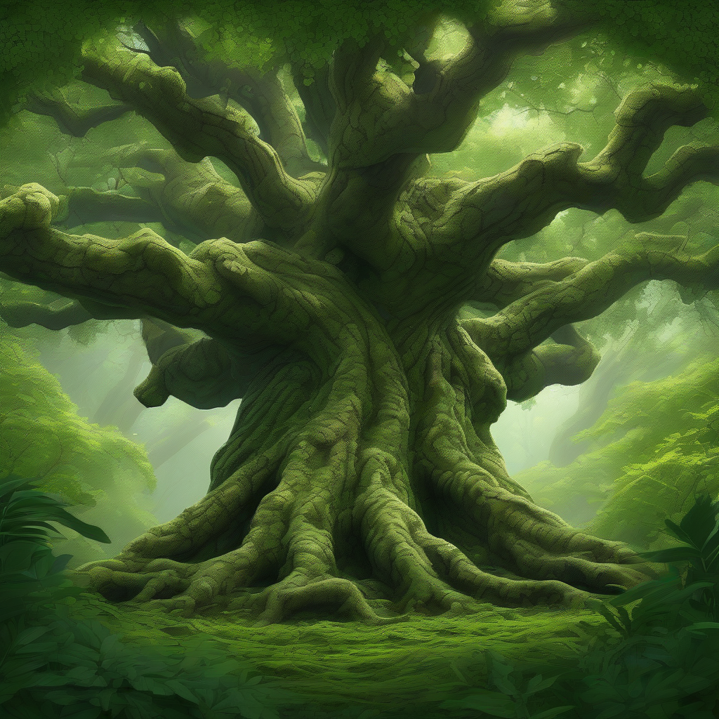 Majestic Ancient Oak Tree